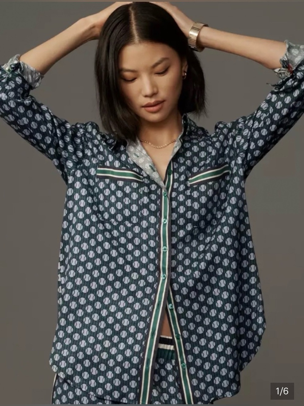Anthropologie Maeve Silky tennis set